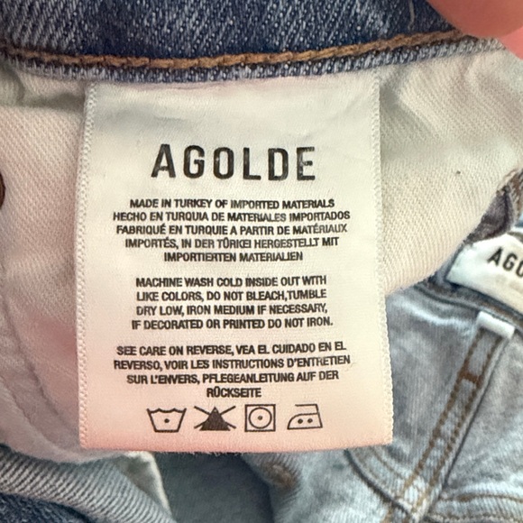 Agolde Classic Denim Jeans - Riley long - Picture 4 of 5
